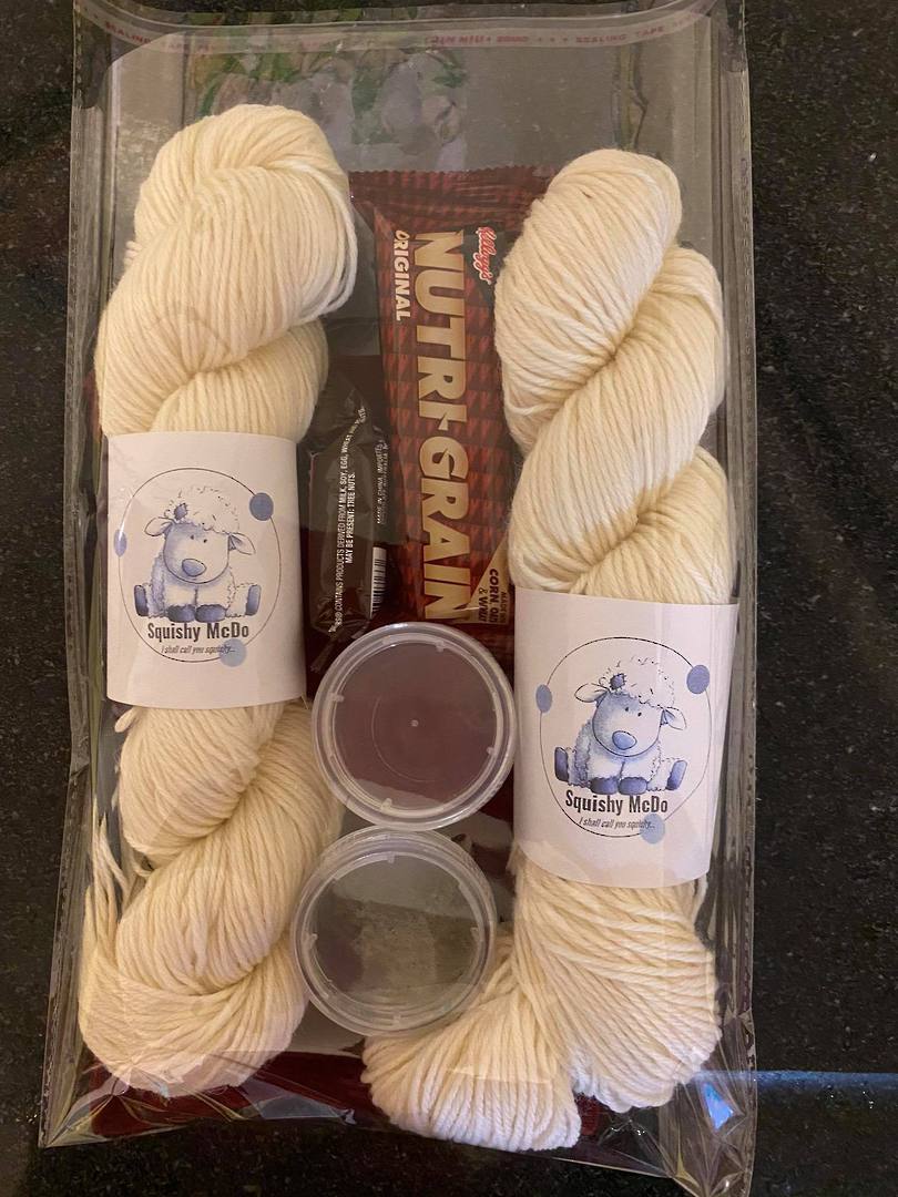 Holiday Life Saver - Undyed Yarn Gift Package Microwave image 0